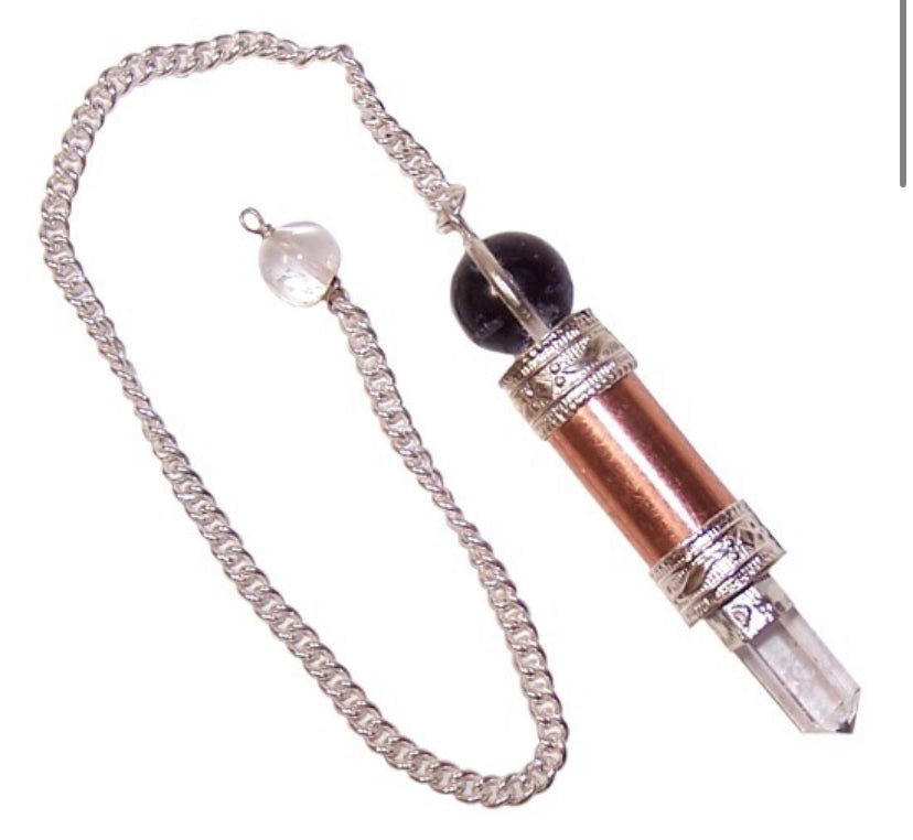 Pendulum with Copper, Amethyst, Quartz