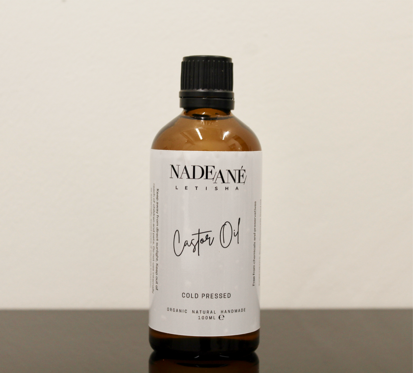 Organic Castor Oil Cold Pressed 100ml