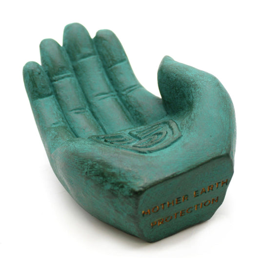 Hand Incense Burner - Earth Protect (green)