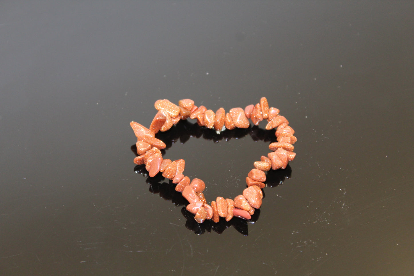 Gold Moonstone Crystal Bracelet