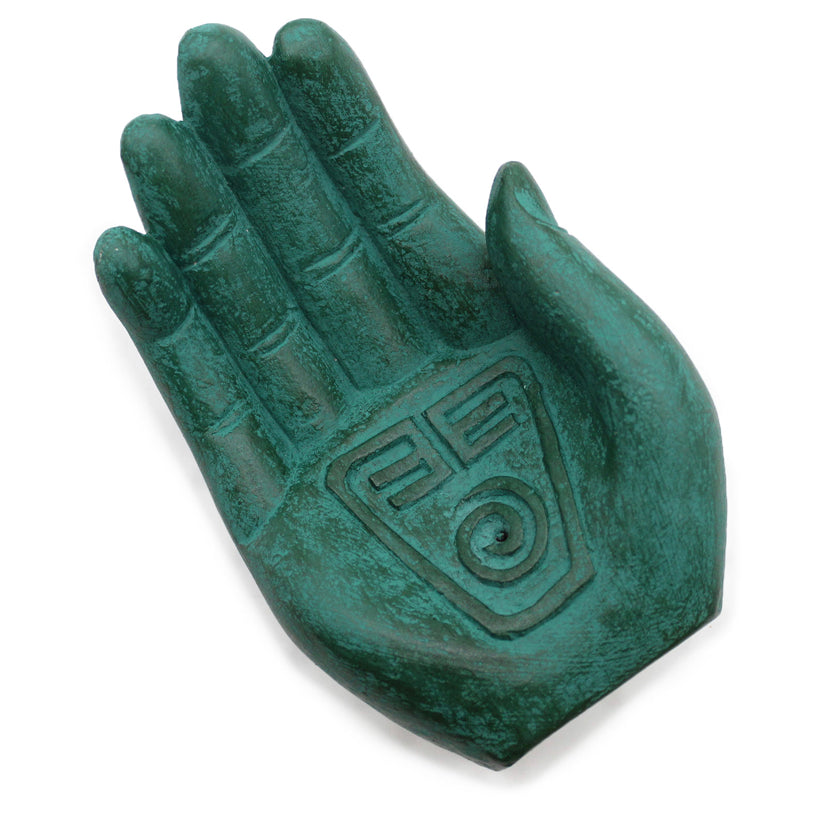 Hand Incense Burner - Earth Protect (green)