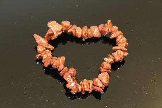 Gold Moonstone Crystal Bracelet